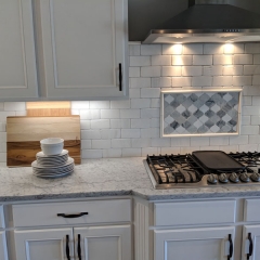Carrara Marble Kitchen