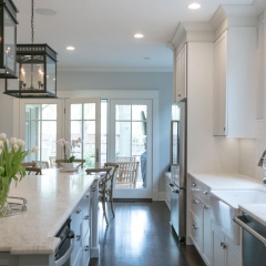 Statuary Extra Marble Honed Kitchen